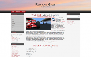 Red and grey